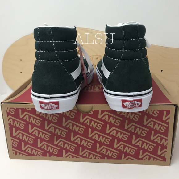 VANS SK8-HI Scarab True White Suede W AUTHENTIC - Picture 3 of 8